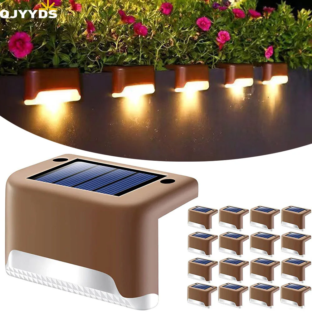 

LED Solar Lamp Path Deck Outdoor Garden IP65 Waterproof Balcony Lighting Decoration for Patio Stair Fence Courtyard