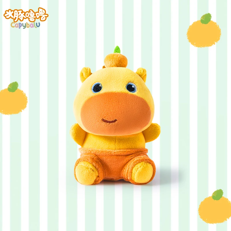 Capylulu Capybara juguete de peluche posición sentada Linda muñeca mochila llavero colgante regalo para novia o amiga