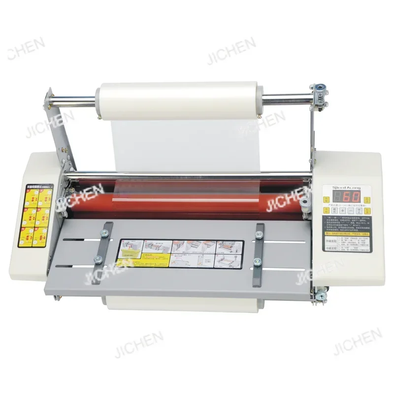 

ZQT 9350 A3+ Laminating Machine Four Roller Cold Hot Laminator Rolling Machine Film Photo Laminating Machine English Verion Bind