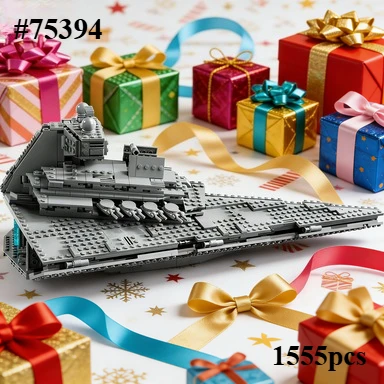 

Наборы строительных блоков «Имперский корабль», совместимые с деталями Lego, подходят для рождественских подарков