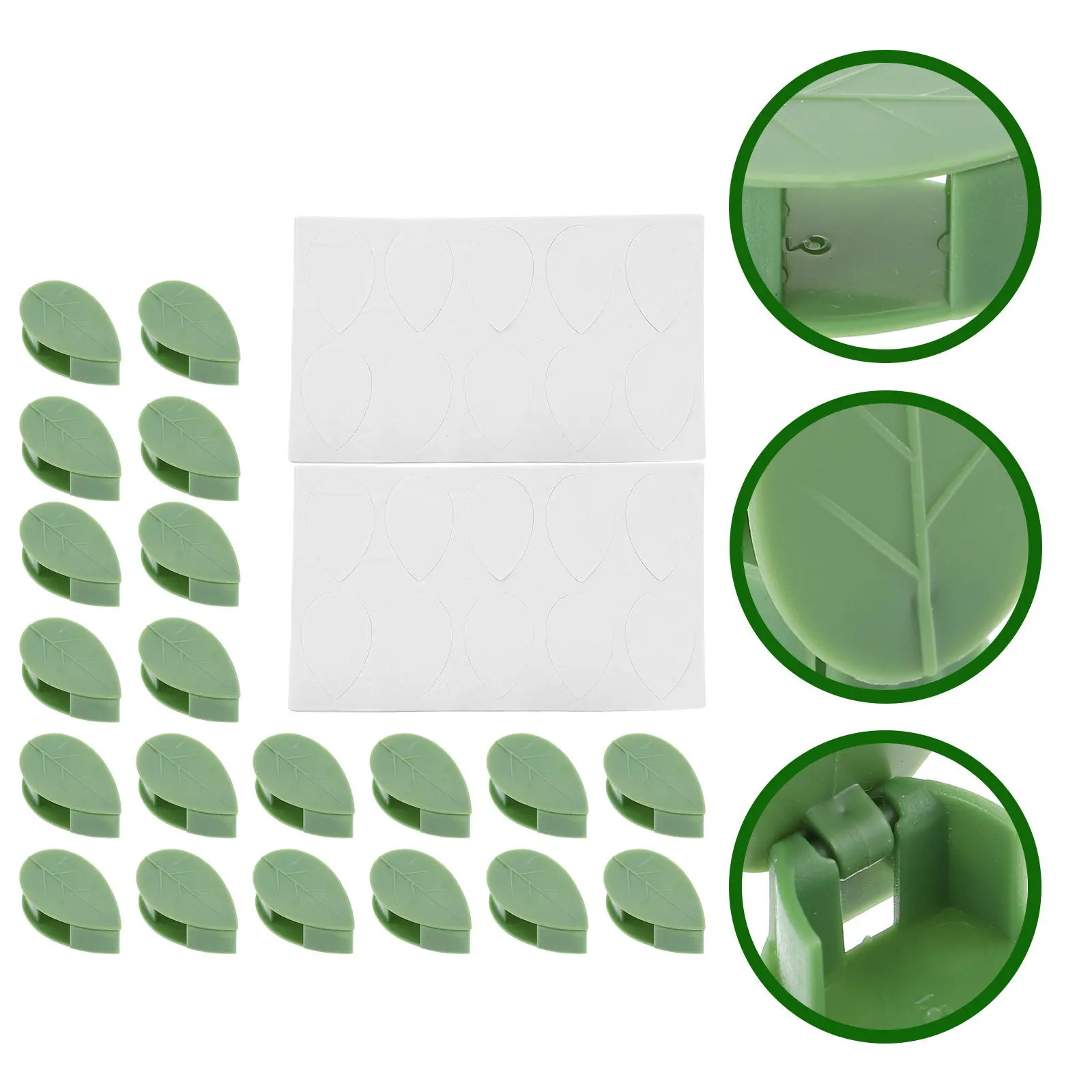 20 Pcs Wire Fixing Hook Plant Fixture Supply Wall Fixer Clip Accessory Vines Holder