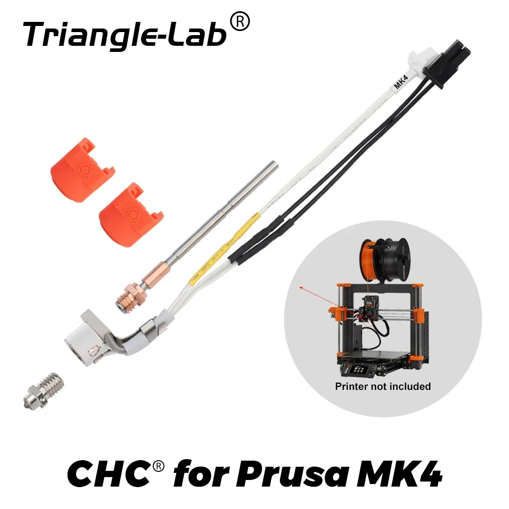 Trianglelab CHC KlT M6 thread universal、ZS V6 NOZZLE 、V6 Adapter for  PRUSA MK4 / XL  rapid heating for MK4 XL heating block