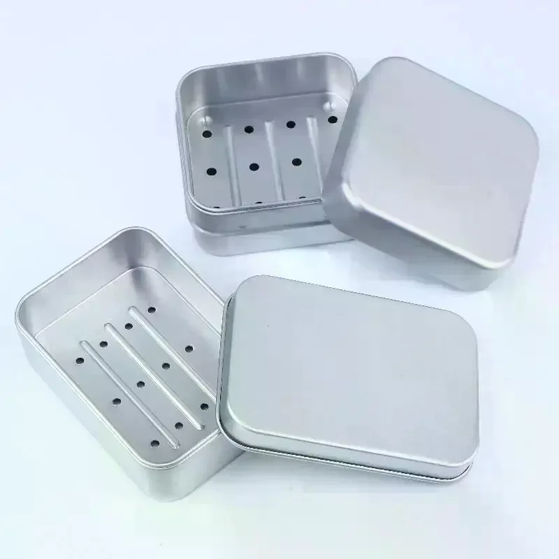 

Квадратная алюминиевая мыльница с крышкой Алюминиевый держатель для мыла Дорожный контейнер для мыла Дорожный контейнер для мыла для посуды Домашние ванные комнаты