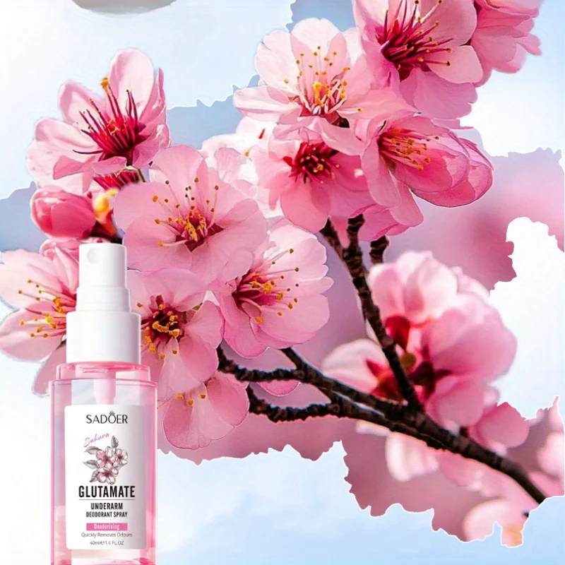 بخاخ Cherry Blossom Underarm مع عطر يدوم طويلاً - طازج وخفيف - يزيل الروائح بسرعة، ورائحة أنثوية تحت الإبط. #4