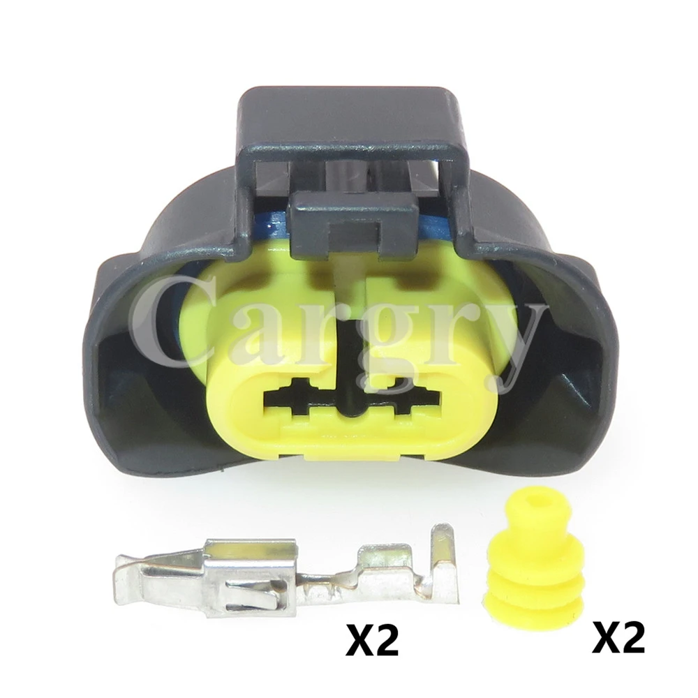 1 Set 2P 240PC023S4019 Automobile Fog Lamp Electric Wire Waterproof Socket AC Assembly For Nissan ST090521-01 Auto Connector