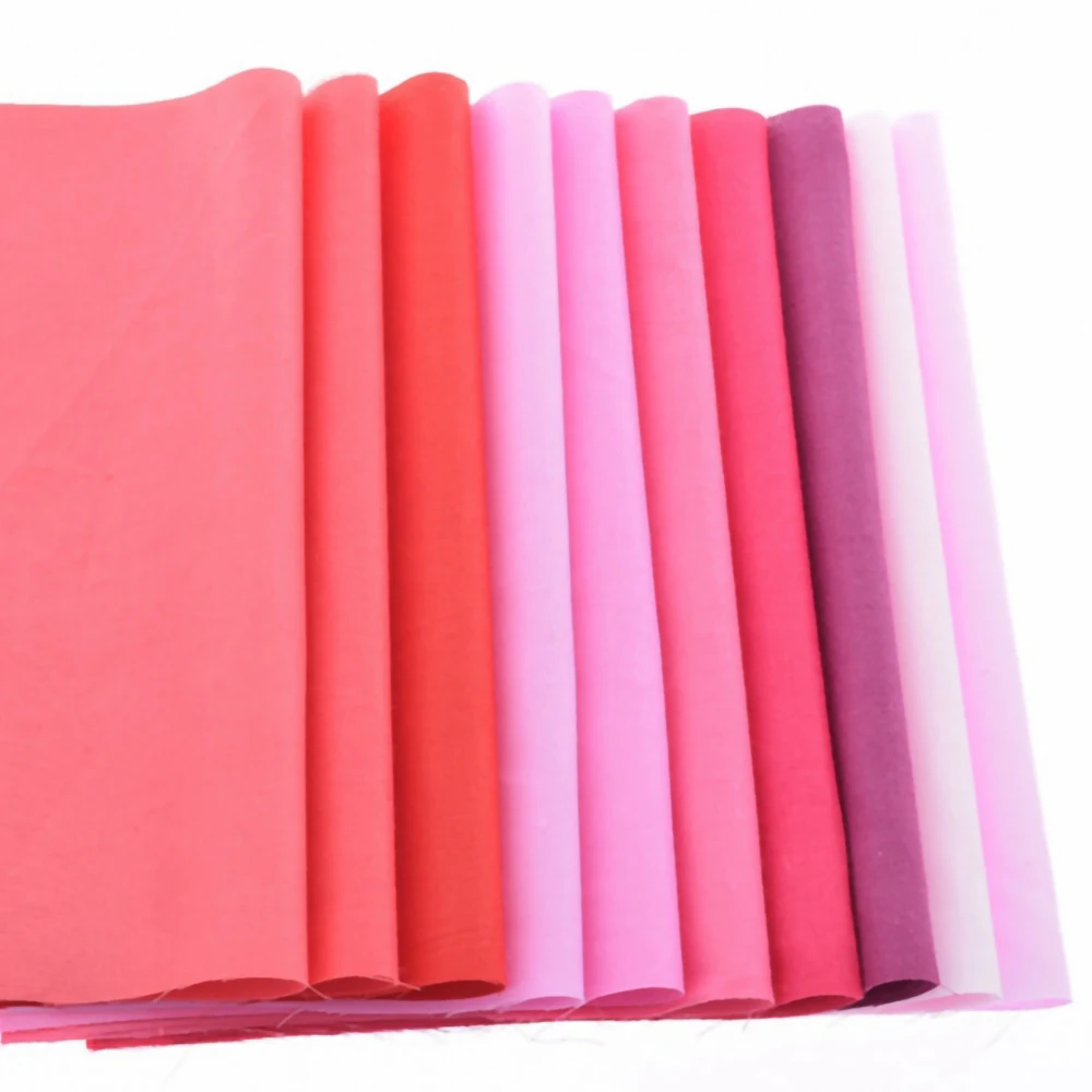 38pcs Twill Cotton Fabric 20cmx30cm,Soft Solid Color DIY Sewing Cloth Material for Baby&Kids Quilting Patchwork,Assorted Mix Set