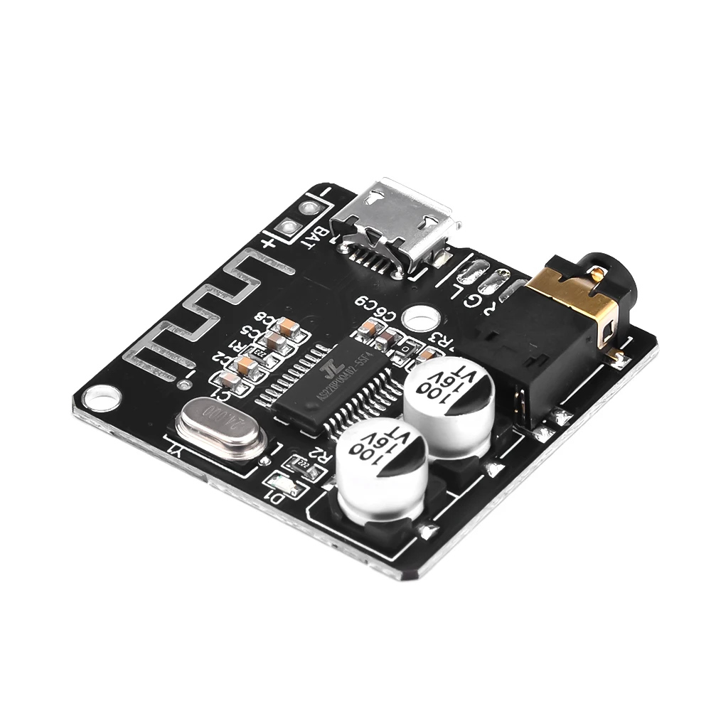 VHM-314 Bluetooth Audio Receiver Board Wireless Stereo Music Module Bluetooth-Compatible5.0 MP3 Lossless Decoder Amplifier Board