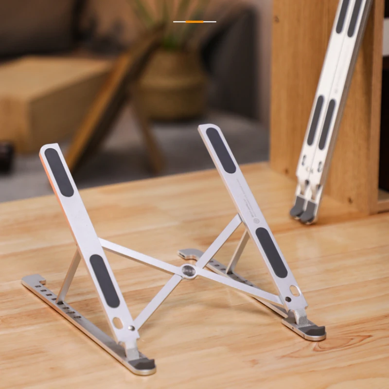 

Laptop stand bracket, desktop raised, suspended, vertical folding, portable