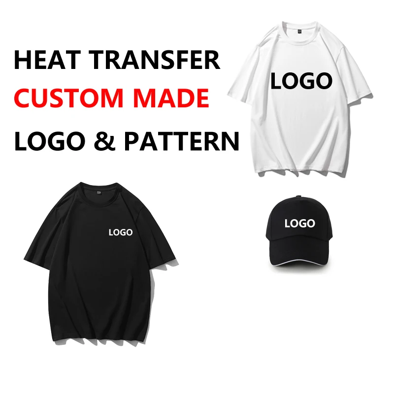 Custom Made Logos Heat Transfer Stickers Roupas Patches Adesivos Cartoon T-shirt Ferro Em Patch Conjuntos DIY Acessório Para Roupas