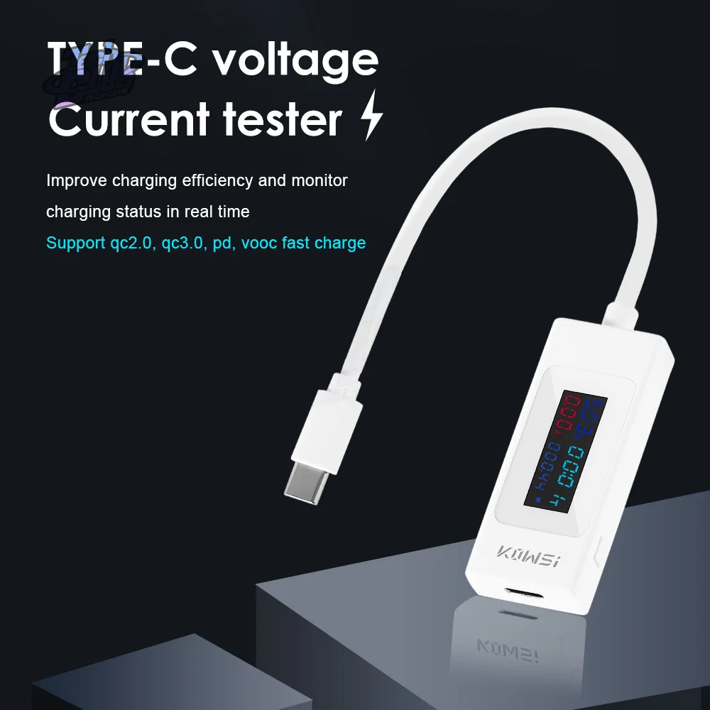 USB Voltage/Amps Charging Capacity Meter Tester Multimeter Test Speed of Chargers Cables Capacity of Mobile Phone Battery