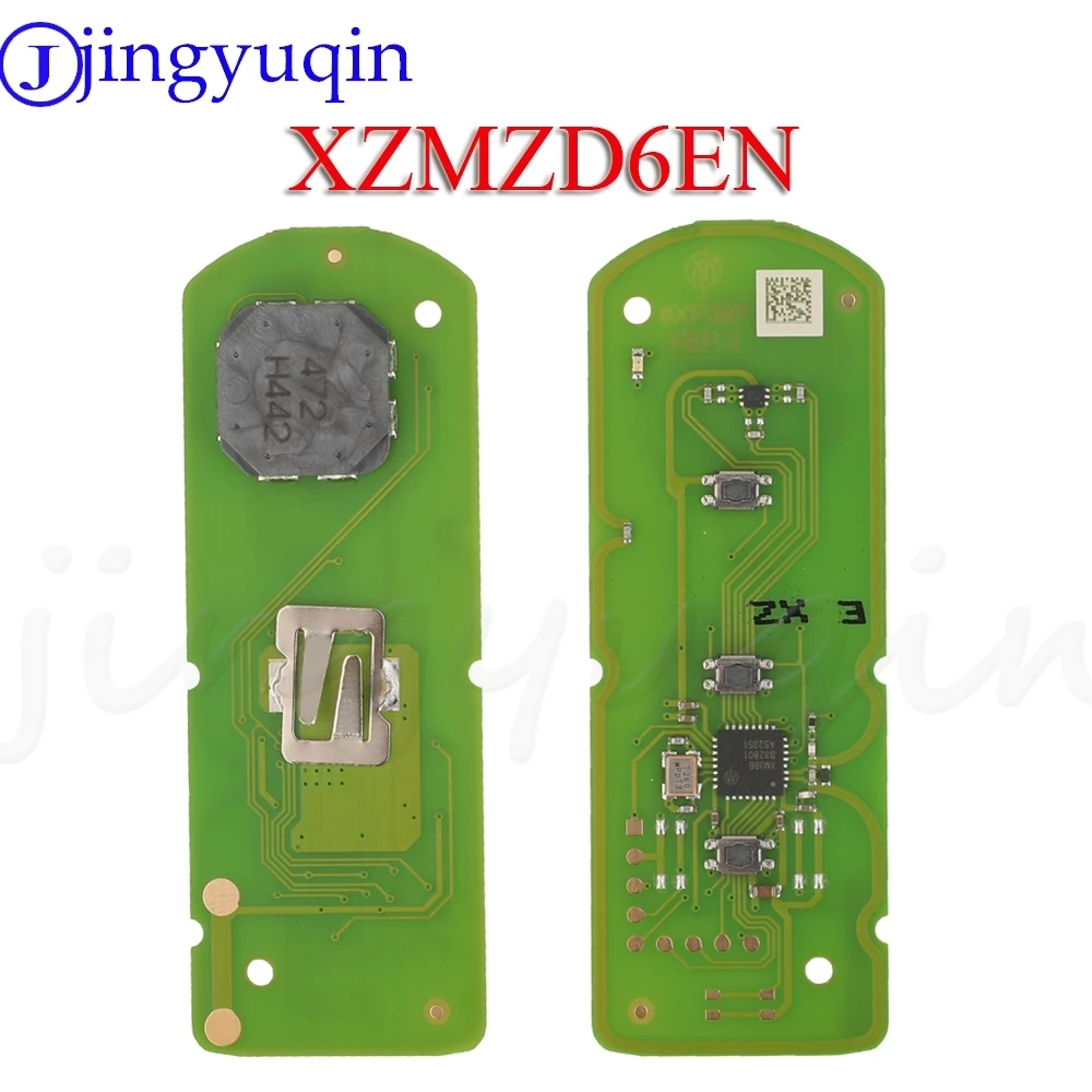 

jingyuqin 3 Buttons Universal XZMZD6EN XZ Series Special PCB Board Exclusively Remote Car Key Fob For Mazda Models