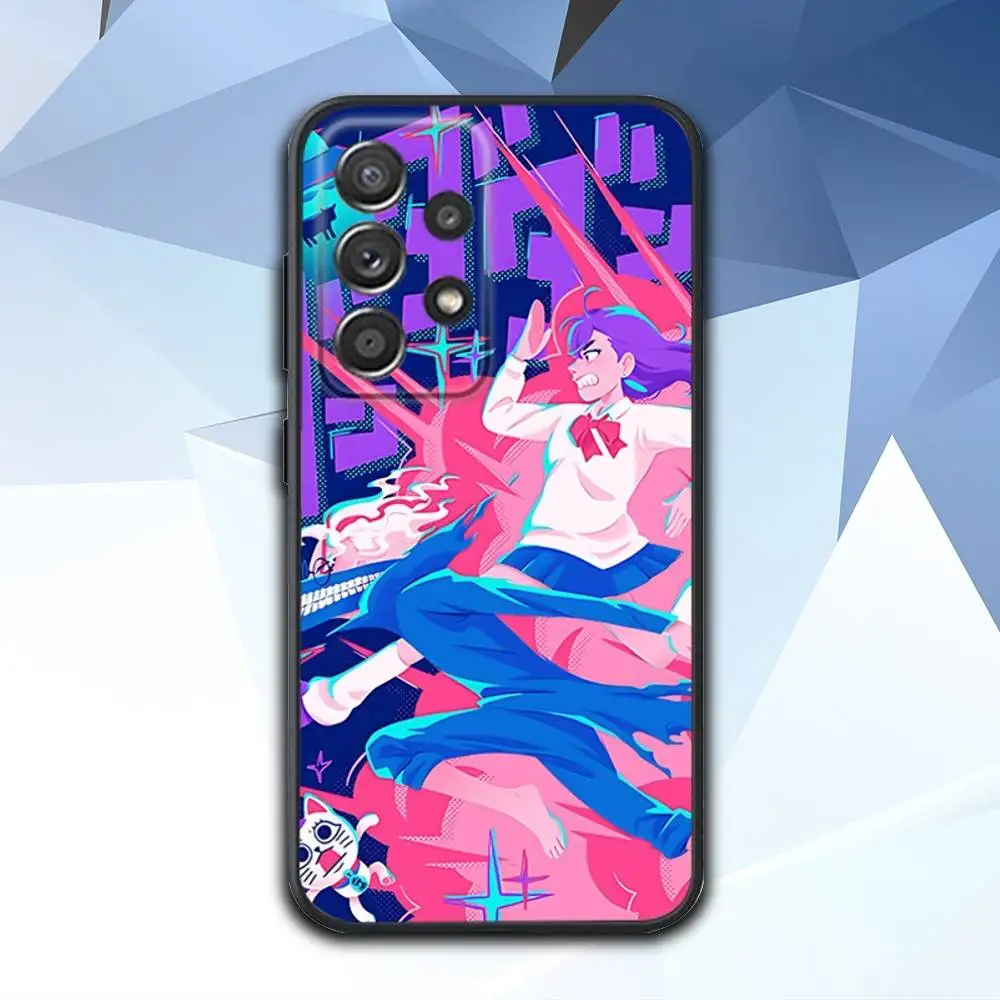 حافظة هاتف أنيمي M-Momo Ayase لهاتف سامسونج S 25,24,23,22,30,21,10,9,Ultra,Plus,Lite,FE,4,5G حافظة سوداء ناعمة