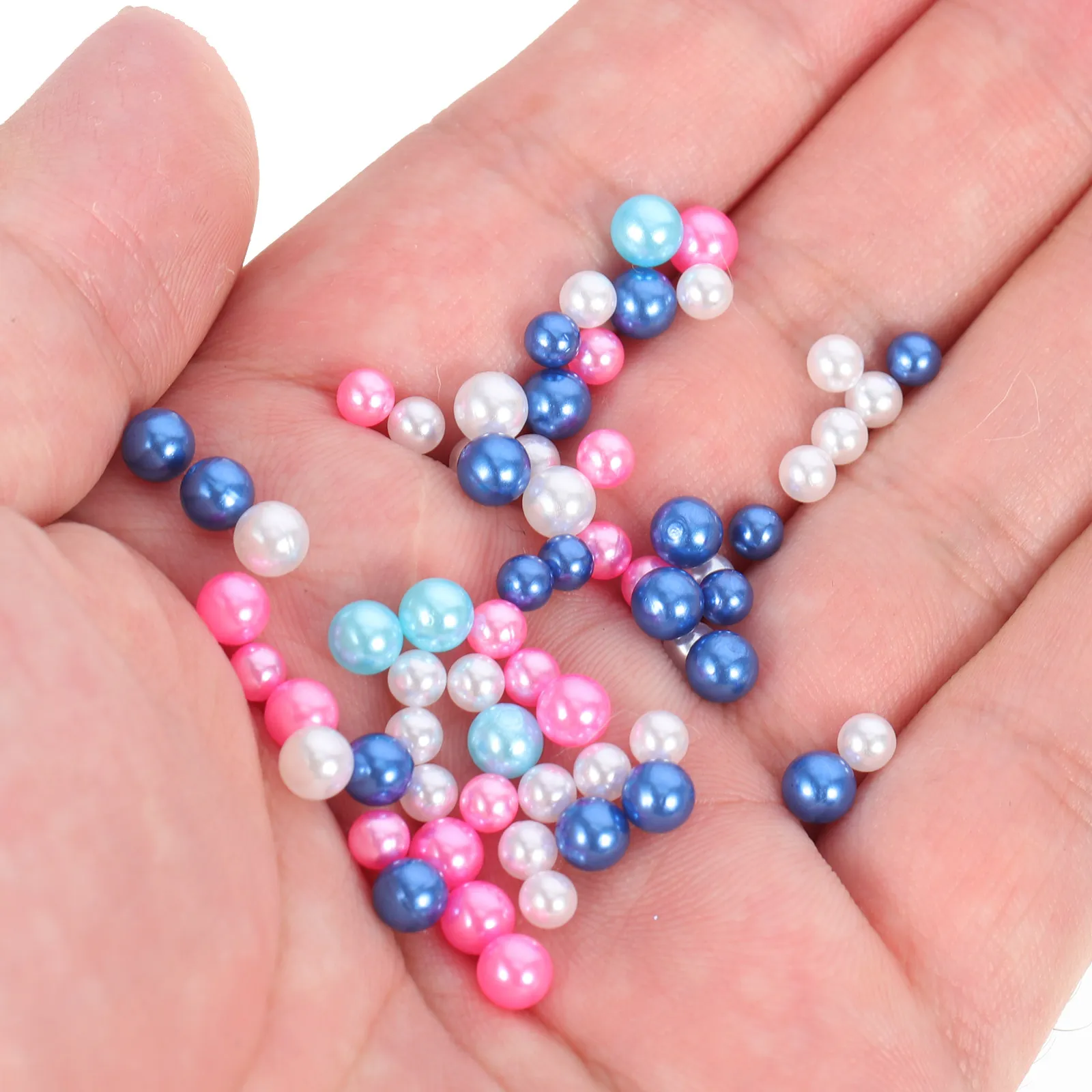 

3 Bags Fake Pearl Beads Floating Undrilled for Vase Fillers Decorative Ornament Wedding Party Home Decor Craft Projects Round