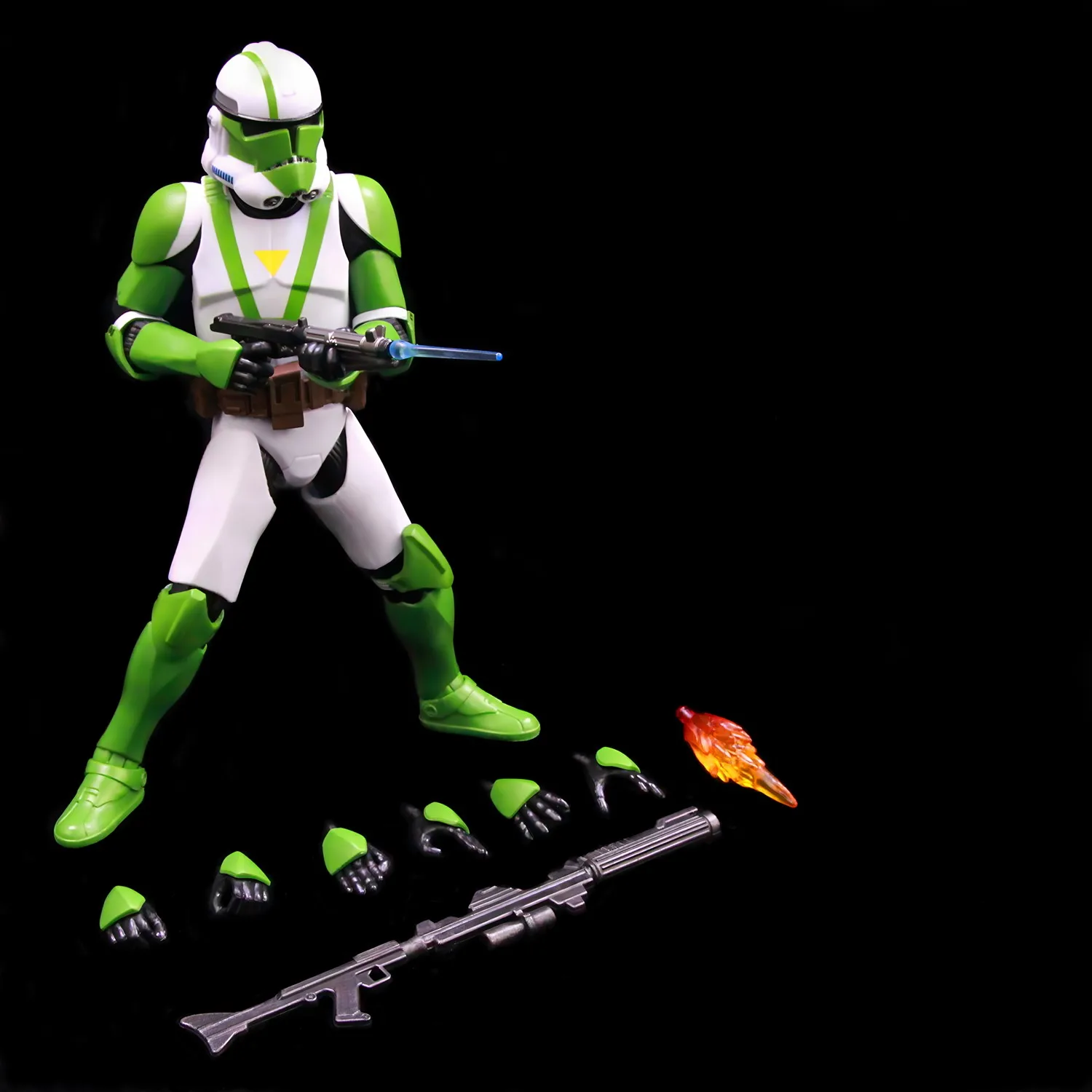 New Body(JOV3.0) - Star Wars 104th Trooper Wolf Pack Boost Sinker Comet Kamino ARC Trooper Grey Team 6" Action Figure Clone Toys image 3