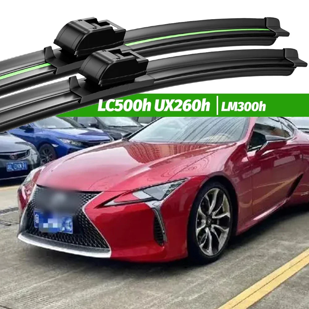 

For Lexus LC500h UX260h LM300h 2018-2023 2pcs Front Windshield Wiper Blades 2019 2020 2021 2022 Windscreen Window Accessories