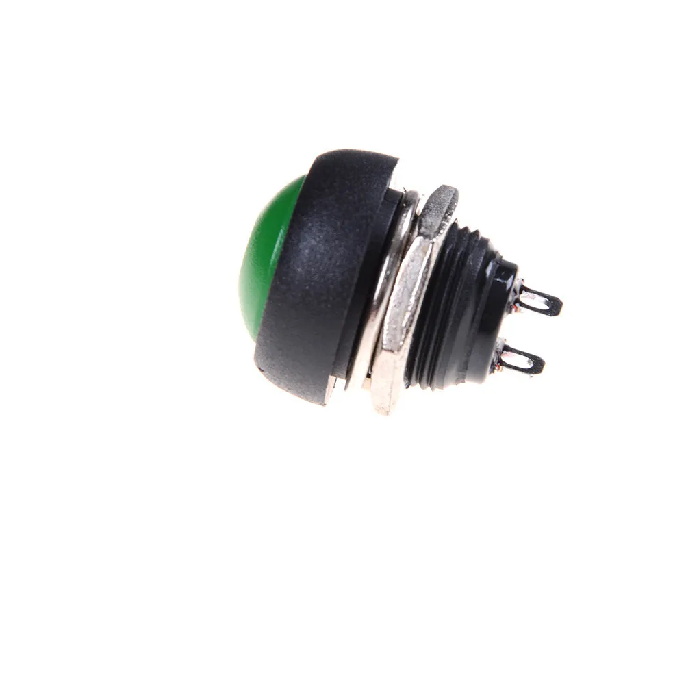 New Colourful 12mm Waterproof momentary ON/OFF Push button Mini Round Switch