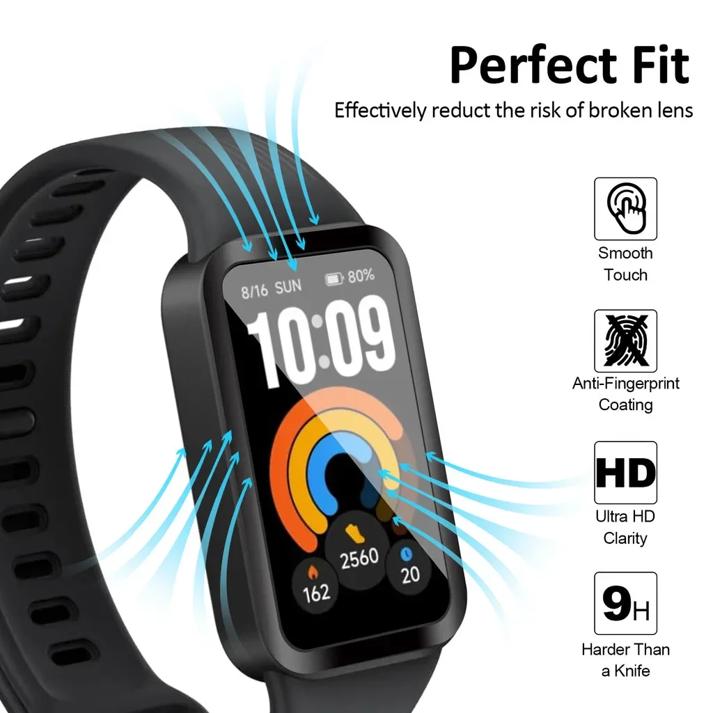3D Curved Edge Protective Film For Xiaomi Band 11 Active Screen Protector Cover For Mi Band 11 Active Smartwatch Accessories - view 6