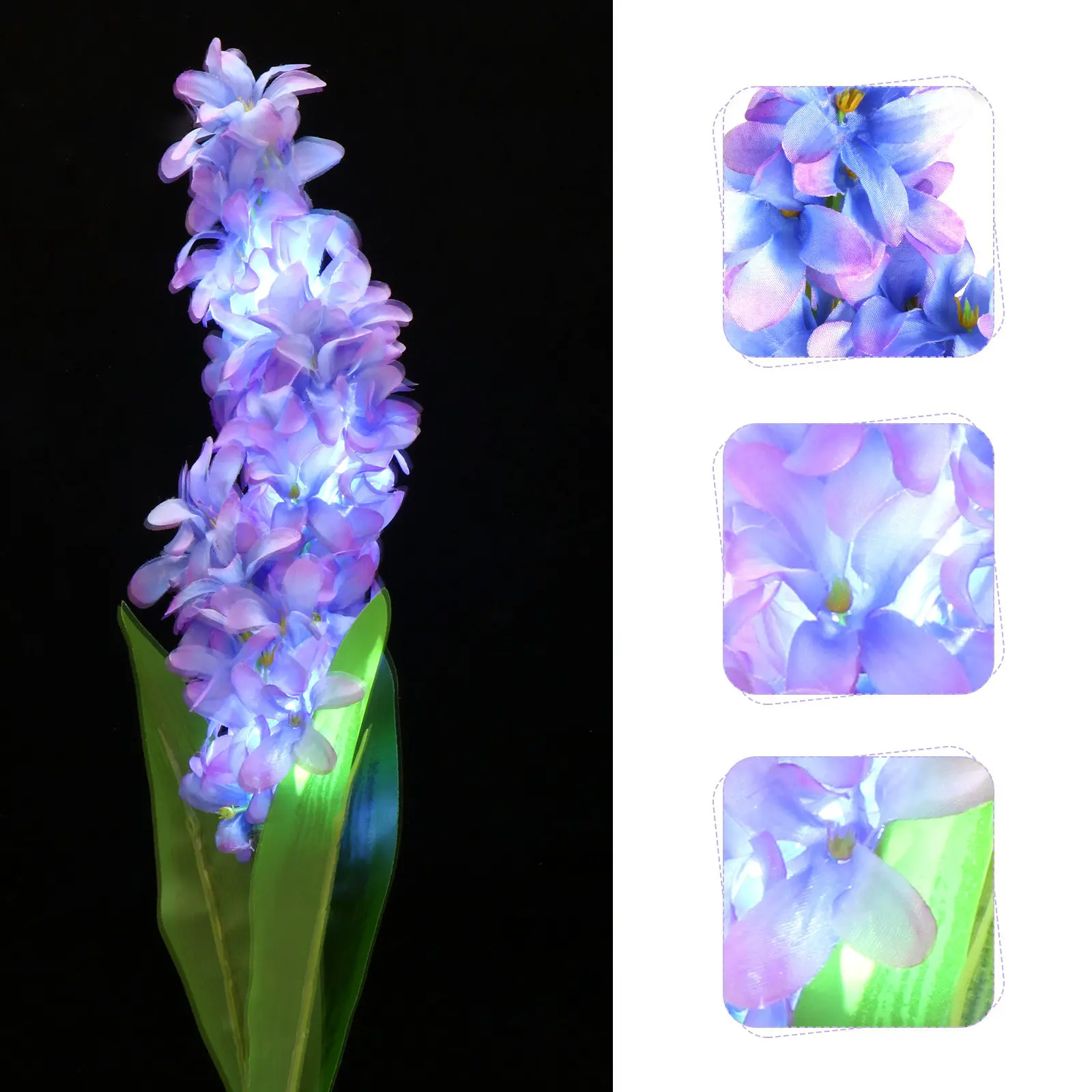 

1Pcs Hyacinth Flower Solar Light Outdoor Waterproof Garden Lamp Landscape Yard Night Decorative Lawn Light Lawn Lamp
