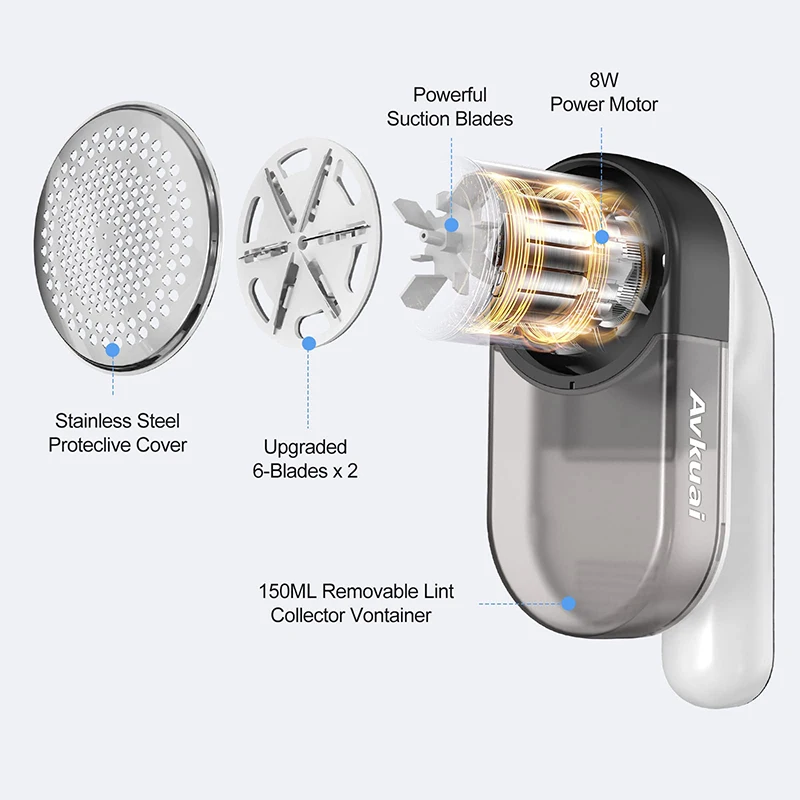 휴대용 전기 보푸라기 제거기, 의류 솜털 펠렛 제거, 충전식 모직 스웨터, 직물 제거, 면도 도구, 3 가지 모드