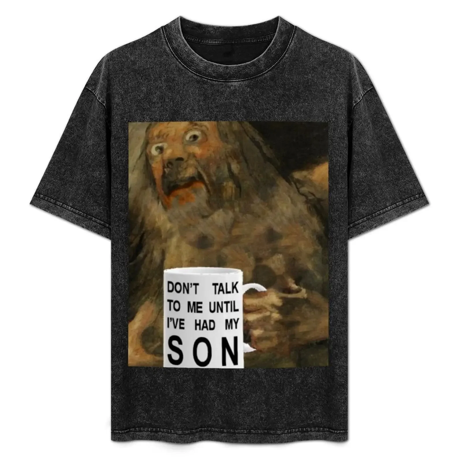 

don't talk to me until i've had my SON art meme sticker T-Shirt Basic Lightweight Short Sleeve Tee