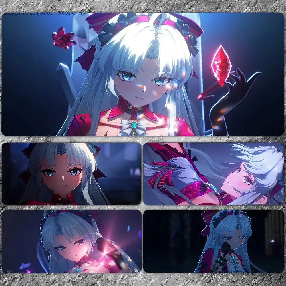

1pc Anime Game Wuthering Waves C-carlotta Mousepad Non-slip Suitable For Office Computers Laptops E-sports Game Desk Mats XXL