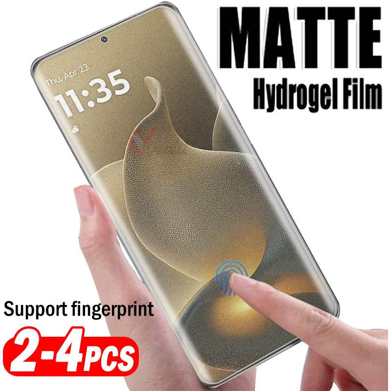 

2-4pcs Full Curved Matte Hydrogel Film For Motorola Signature Screen Protector for Edge 70 50 60 Ultra Fusion 40 Neo Pro Film