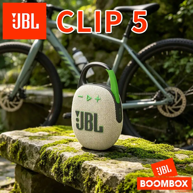 

Brand New JBL Clip 5 Low Distortion Speaker Highly Restore Original Sound Quality Meet High Standard Outdoor Listening Needs