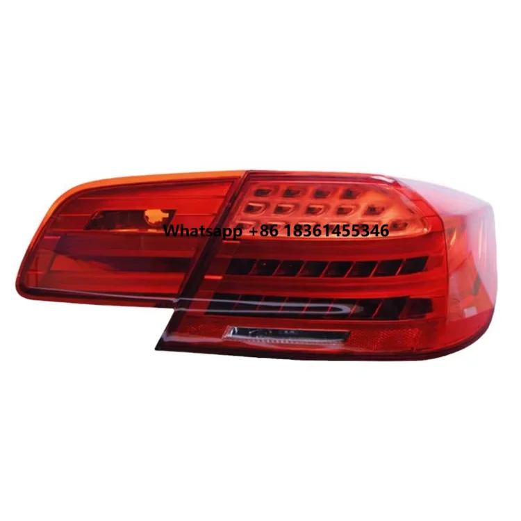 

For 3 Series E92 M3 Tail Light Assembly Modified LED Running Water Turn Signal with Clear and Red Lens New Condition 12V