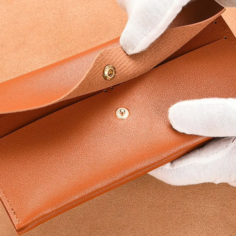 Eleganti borse per telefono in pelle PU sottile Borsa per telefono Regali di compleanno di grande capacità Portafogli da donna Porta carte Portamonete Portafogli