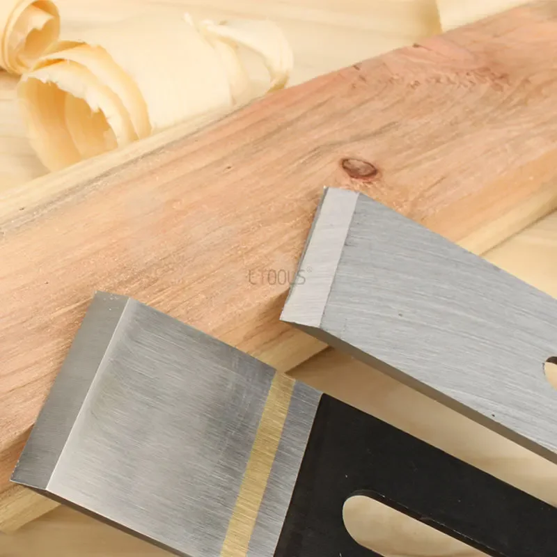 New Woodworking High Speed Steel Blade and White Steel Polishing Knife Set Fast Planer Woodcutting Knife Root Carving Tools DIY