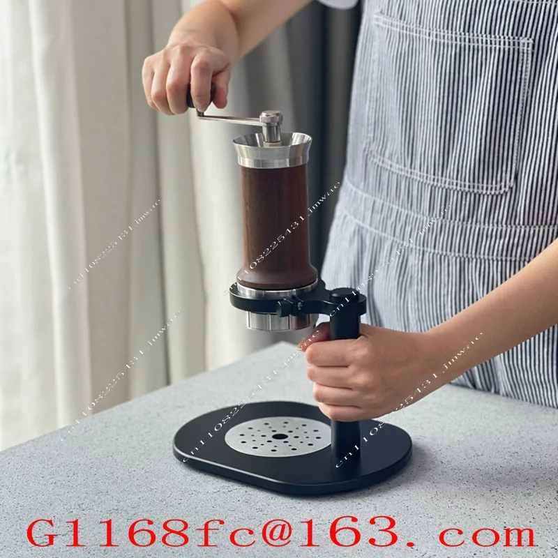 Coffee Machine Hand Crank Concentrated Extraction Unplugged Solid Wood Machine
