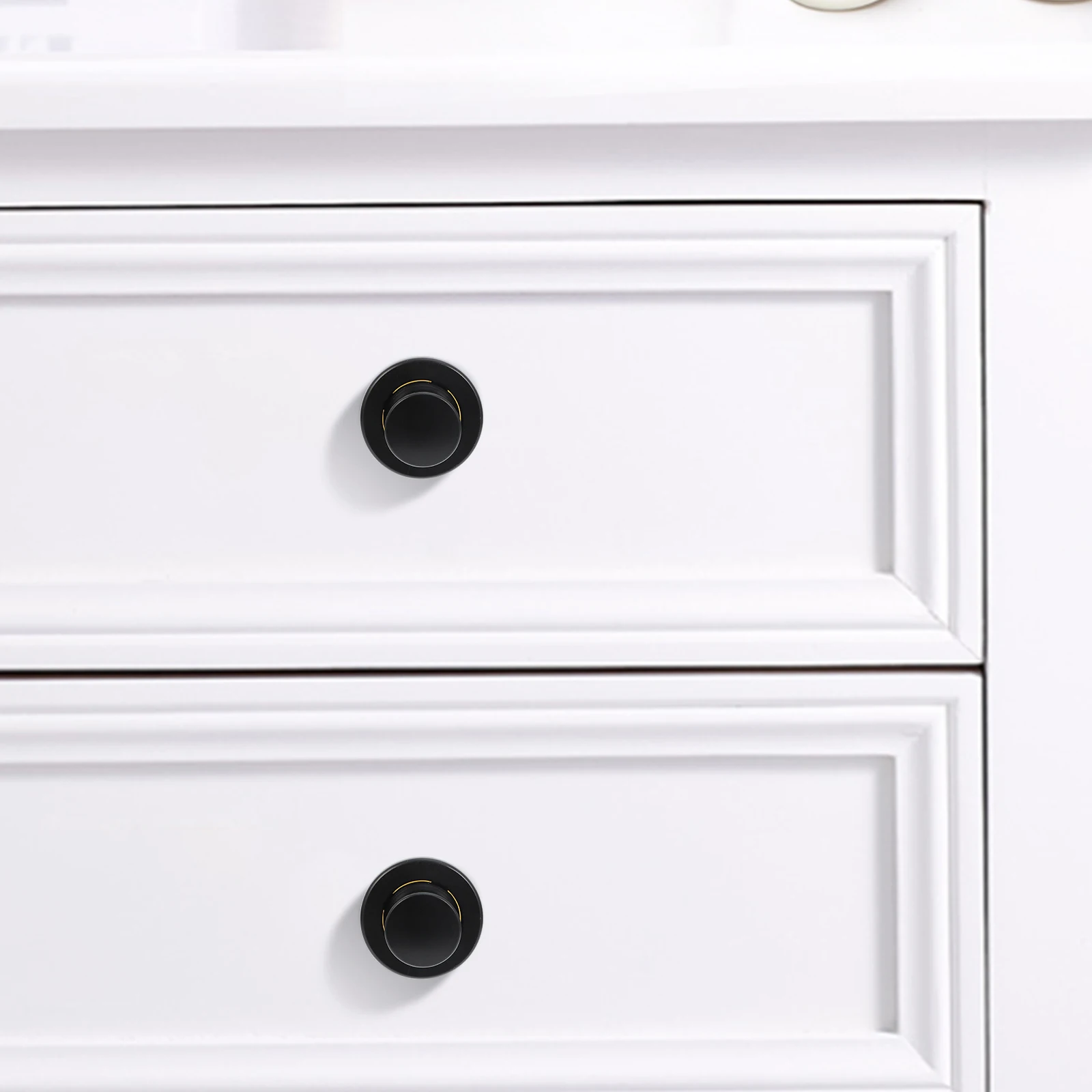 

2Pcs Retractable Spring Hidden Pull Handles Embedded Zinc Alloy Furniture Knobs Cabinet Drawer Door Use Embedded Knobs