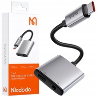 MCDODO ADAPTER USB-C MINI JACK 3.5 MM CLEANING CABLE AUX TO SAMSUNG DAC