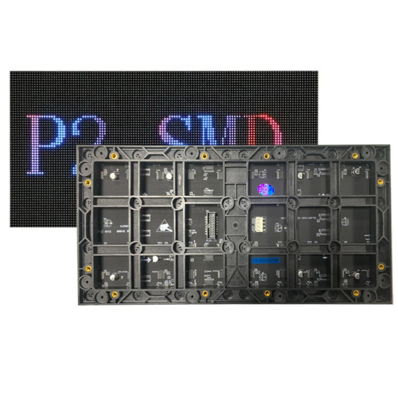 Shenzhen Indoor P2 LED RGB Module 320x160 160x80 Pixel SMD 1515 Light Matrix Video Wall 3840hz full-color display video wall