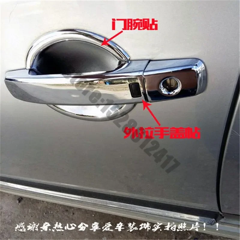 

Car styling For Nissan Navara D40 Frontier 2005-2015 ABS Chrome Door Handle Bowl Door handle Protective covering Cover Trim