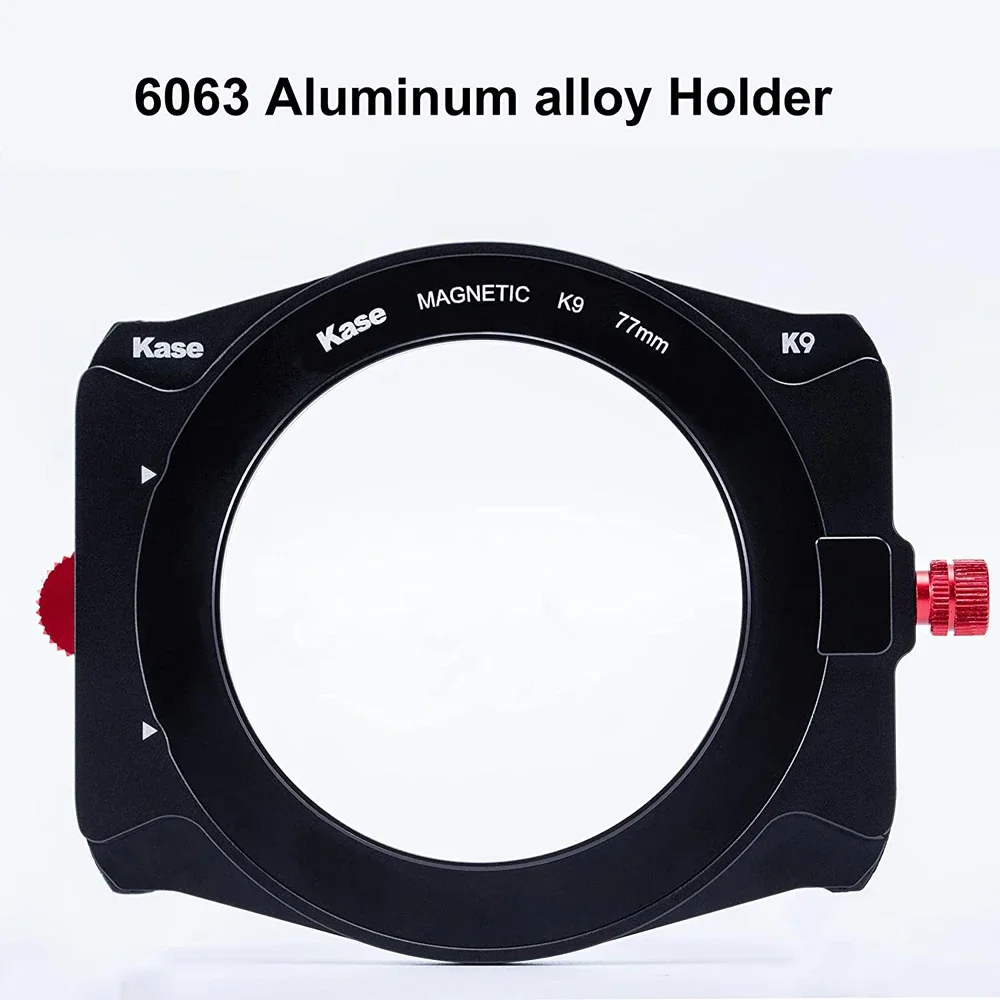 Kase K9 100mm Metal Square Filter Holder Kit with 90mm Magnetic CPL Filter & 67/72/77/82mm Adapter Ring for 100mm Series Filter