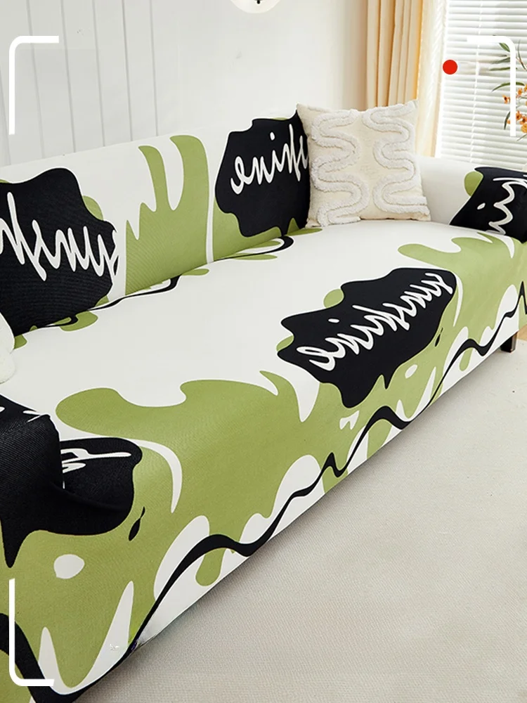 

Elastic Sofa Cover Protector Universal Fit Modern Simple Style Dustproof Scratch Proof Full Cover Sofa Shield 2024 New De...
