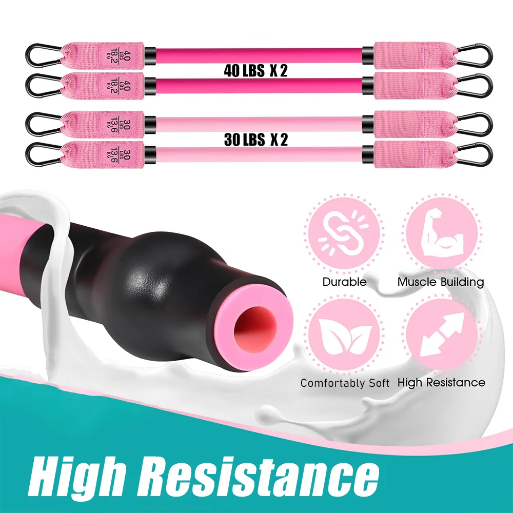 Portable Resistance Band Bar K - đánh giá và giá Home Gym Full Setup