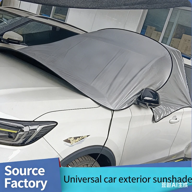 

for General-purpose car external sunshade, ventilated front barrier, car cover, sunproof, rainproof and dustproof, suitable