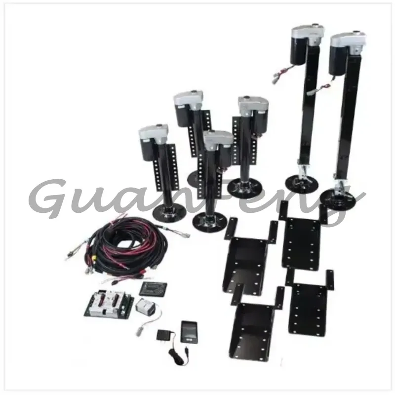 10 tons 12v automatic level system camper hydraulic lift jack support accessories