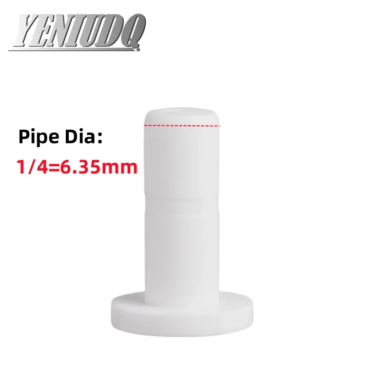 Reverse Osmosis 1/4 3/8 Hose Connection Quick Coupling Stem L Straight Tee RO Water Aquarium Plastic Joint Pipe Fitting