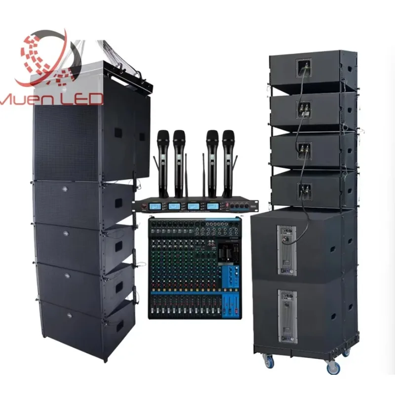 New Design Professional Active Speakers For Outdoor Show Stage Wedding Line Array Speakers Passive Professional