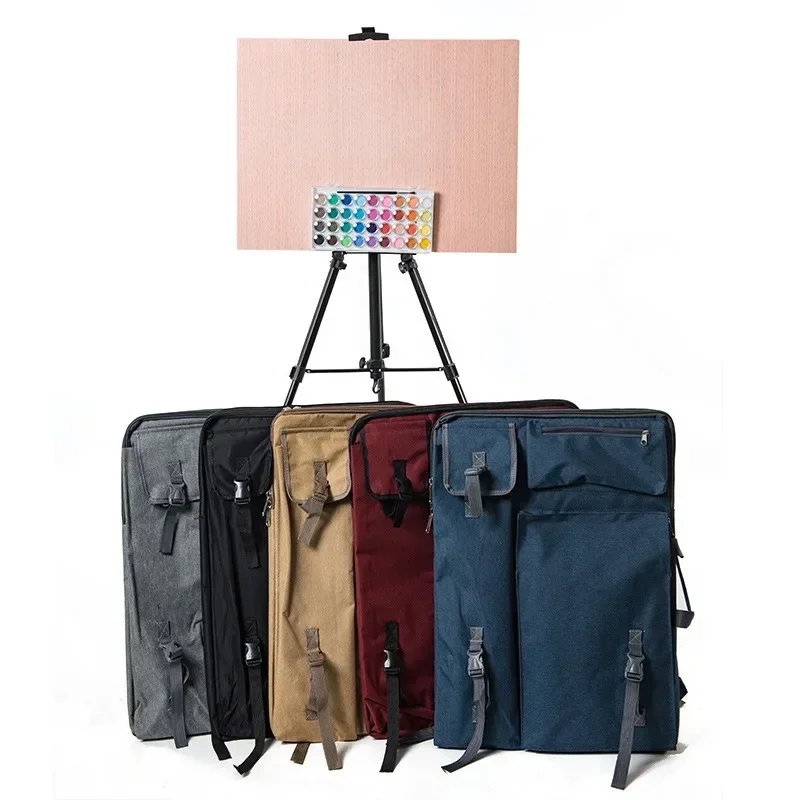 Large Art Bag for Drawing Board Painting Set Travel Sketch Bag for Sketching Tools Canvas Painting Art Supplies for Artist