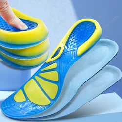shock-absorbing insole Orthotic Arch Support Foot Pain Massaging Silicone Gel Soft Sport Shoe Anti-Shock Insoles Pad Man Women