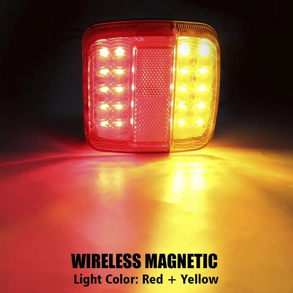 Picture 4: 2PCS Wireless Magnetic Trailer Tail Light Rechargeable Universal Rear Light For Trucks Trailers RVs SUVs Waterproof ﻿