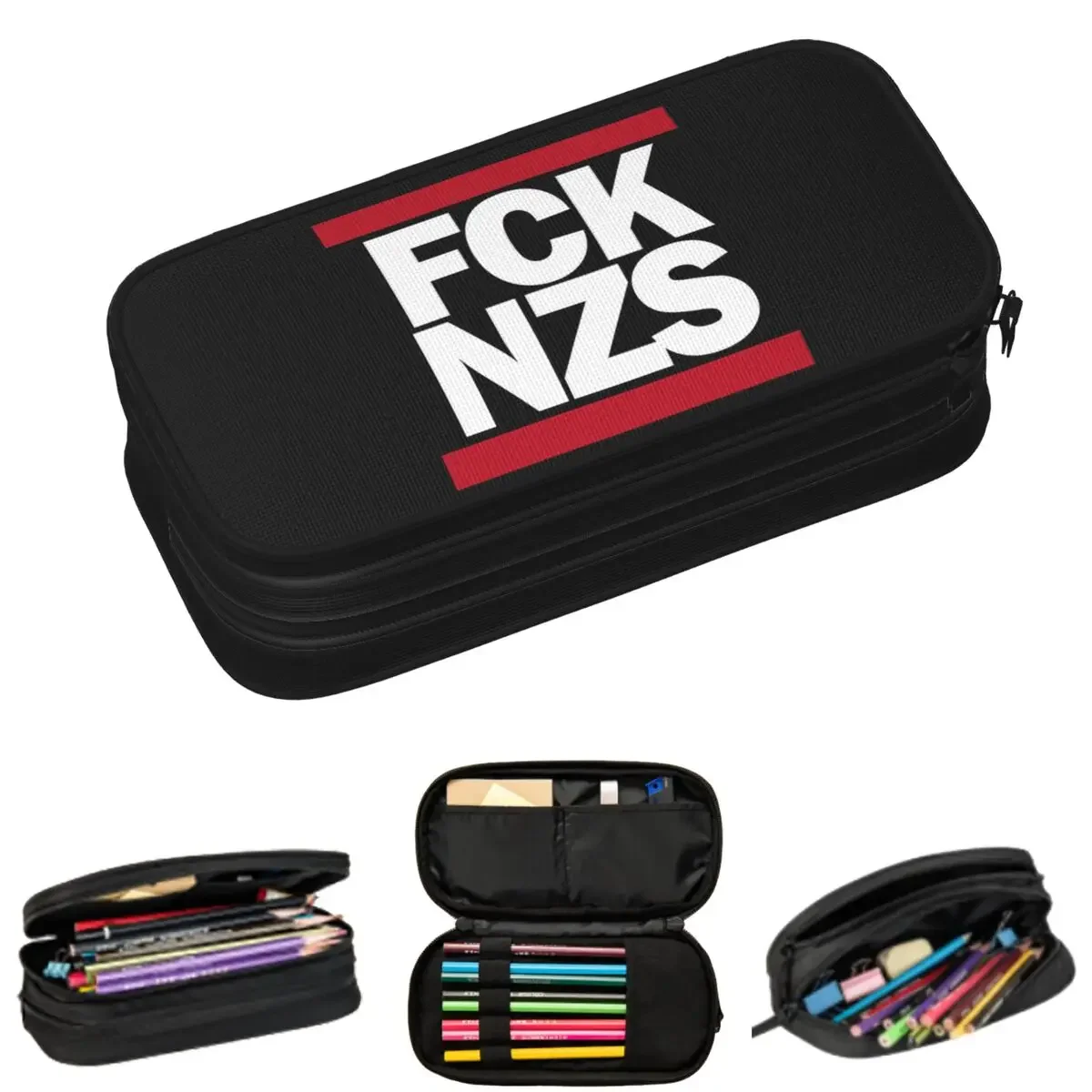 Fck Nzs Federmäppchen für Schülergeschenke, Stiftbox, Bleistiftbeutel, großes Fassungsvermögen, Stifthalter