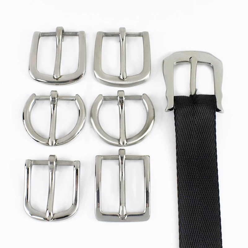 

1/2Pcs Stainless Steel Belt Buckles 25mm Metal Pin Buckle Fashion Jeans Waistband Clasp Leather Craft DIY Webbing Accessories