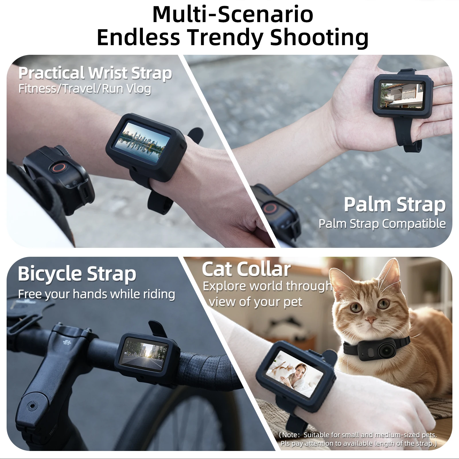 

Silicone Strap Protective Cover for DJI Osmo Nano Video Transmission Strap Action Camera Wrist Band for DJI Osmo Nano Accessory