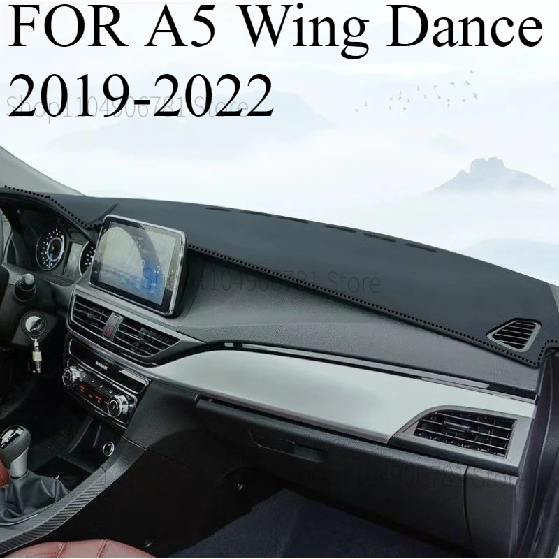 FOR A5 Wing Dance 2019-2022 Car Dash Mat Dashmat Dashboard Mat Cover Sun Shade Dash Board Cover Carpet  Accessories