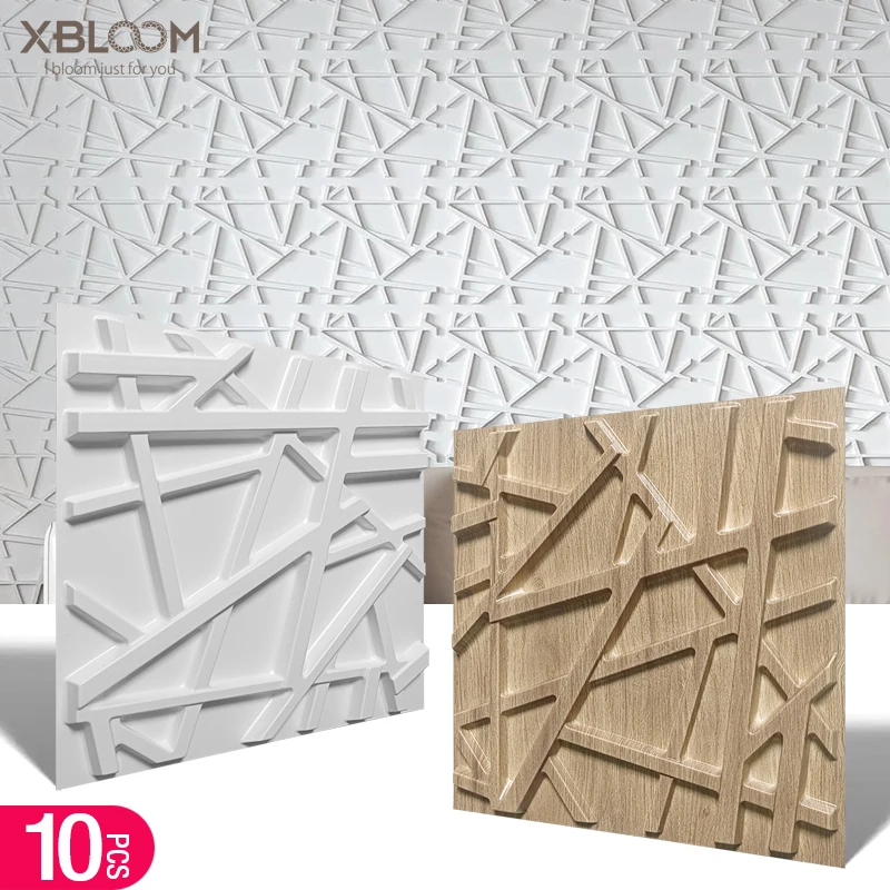 10pcs 30cm Esports games Creative Diamond Mosaic 3D Wallpanel Living Room Background Modern Three-dimensional wall sticker Decor